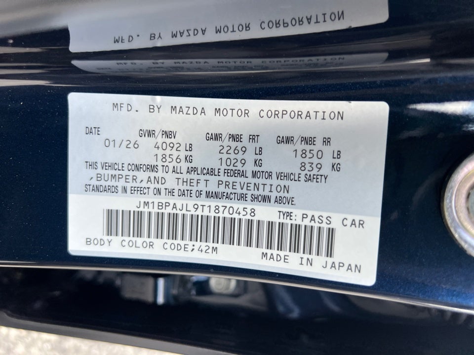 2026 Mazda Mazda3 Hatchback 2.5 S