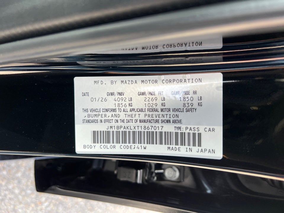 2026 Mazda Mazda3 Hatchback 2.5 S Select Sport