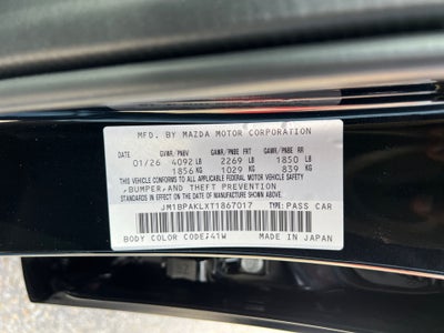 2026 Mazda Mazda3 Hatchback 2.5 S Select Sport