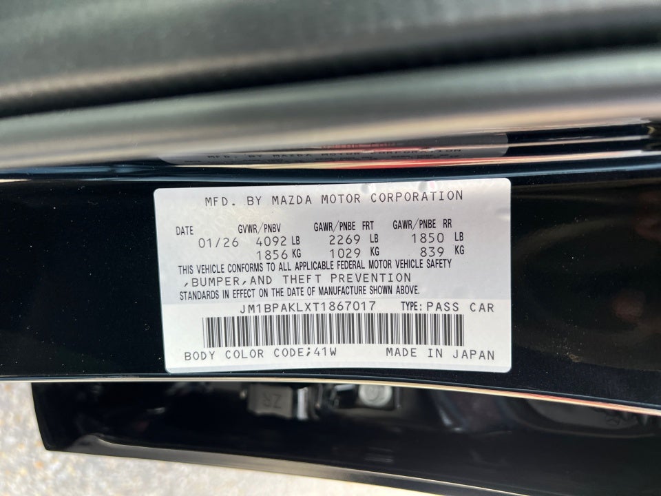 2026 Mazda Mazda3 Hatchback 2.5 S Select Sport