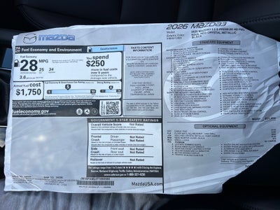 2026 Mazda Mazda3 Hatchback 2.5 S Premium