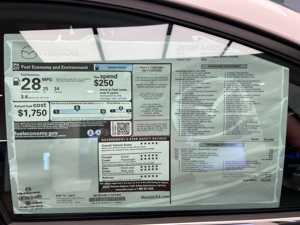 2026 Mazda Mazda3 Hatchback 2.5 S Premium