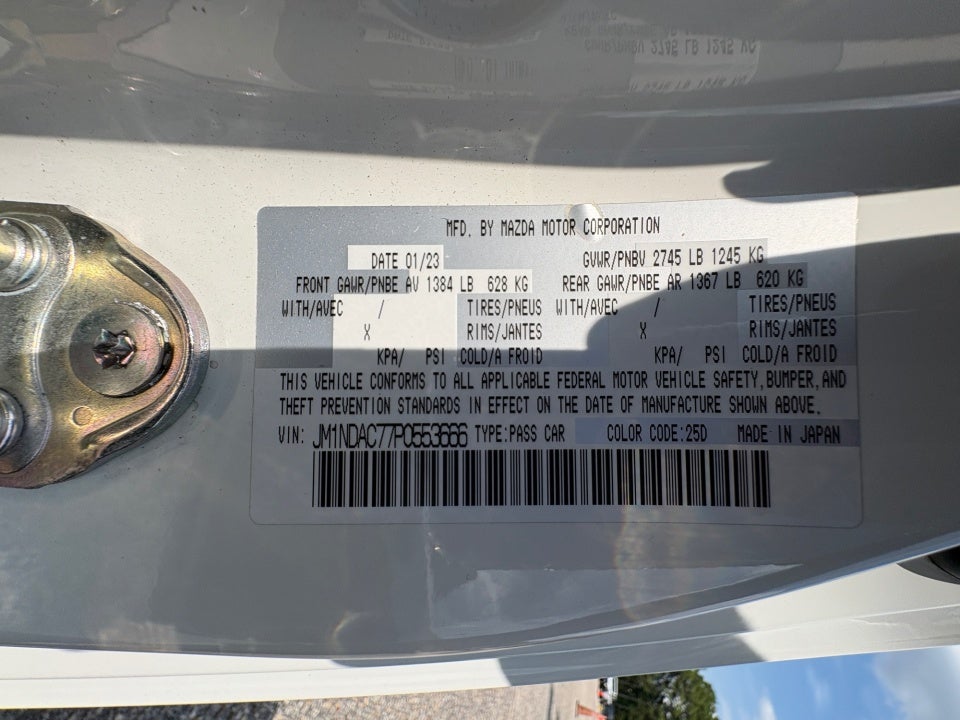2023 Mazda Mazda MX-5 Miata Club