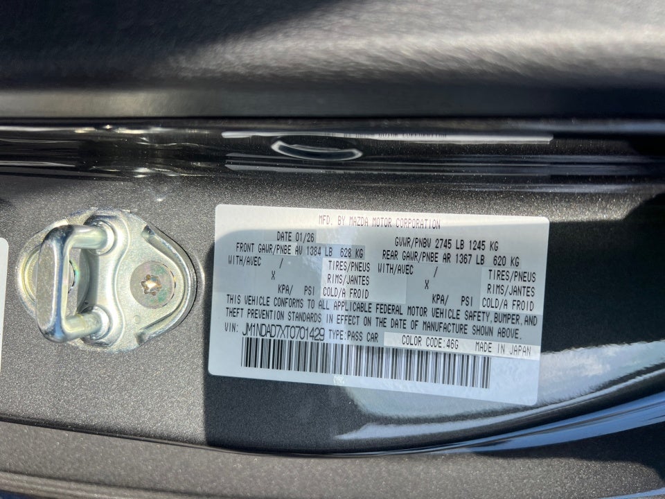 2026 Mazda Mazda MX-5 Miata Grand Touring