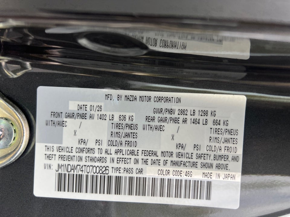 2026 Mazda Mazda MX-5 Miata RF Grand Touring