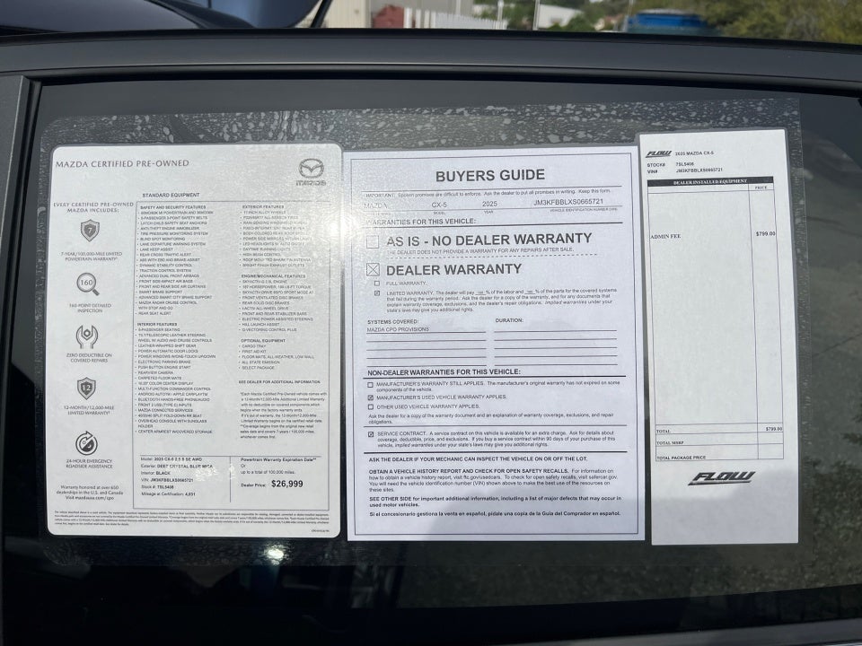 2025 Mazda Mazda CX-5 2.5 S Select