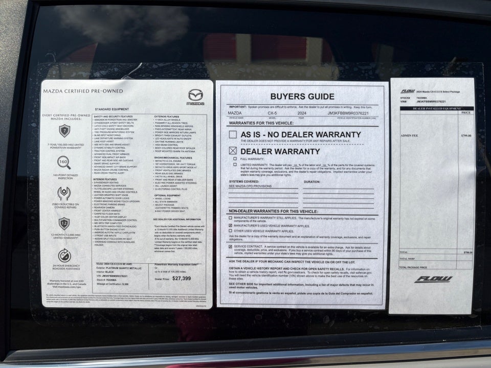 2024 Mazda Mazda CX-5 2.5 S Select Package