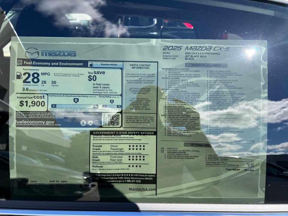 2025 Mazda Mazda CX-5 2.5 S Preferred