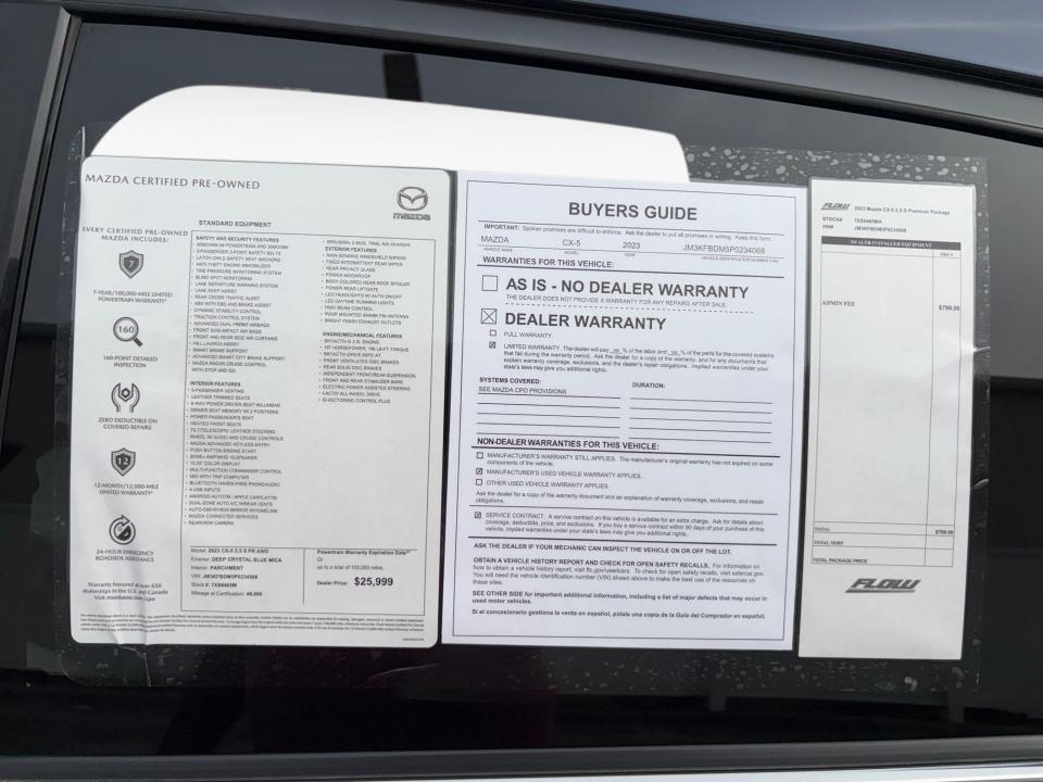 2023 Mazda Mazda CX-5 2.5 S Premium Package