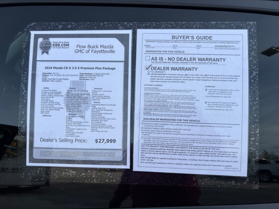 2024 Mazda Mazda CX-5 2.5 S Premium Plus