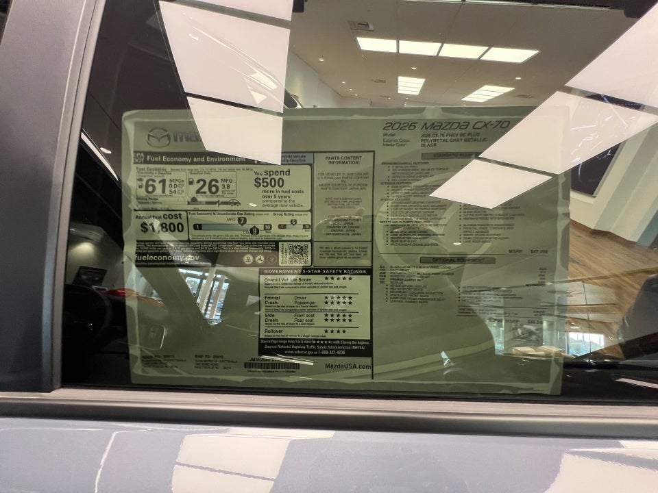 2026 Mazda Mazda CX-70 PHEV SC Plus