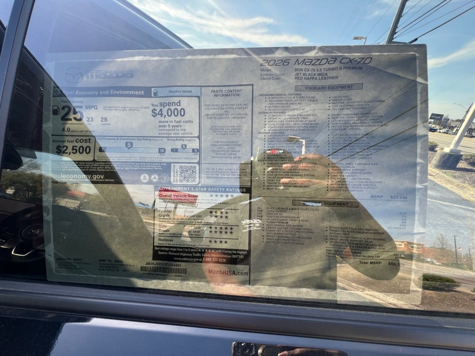 2026 Mazda Mazda CX-70 3.3 Turbo S Premium