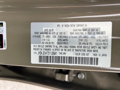 2025 Mazda Mazda CX-70 PHEV Premium Plus Package