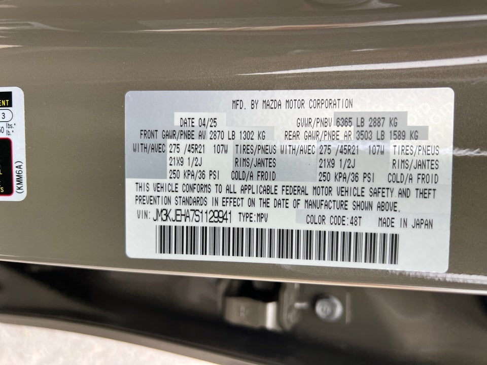 2025 Mazda Mazda CX-70 PHEV Premium Plus Package