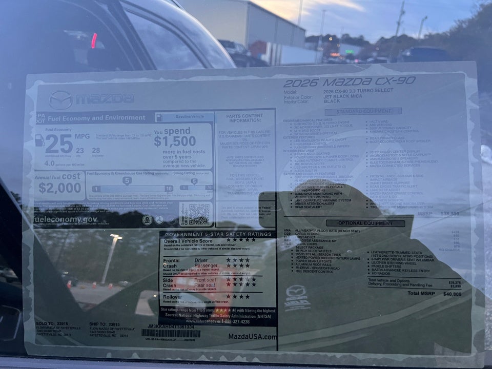 2026 Mazda Mazda CX-90 3.3 Turbo Select