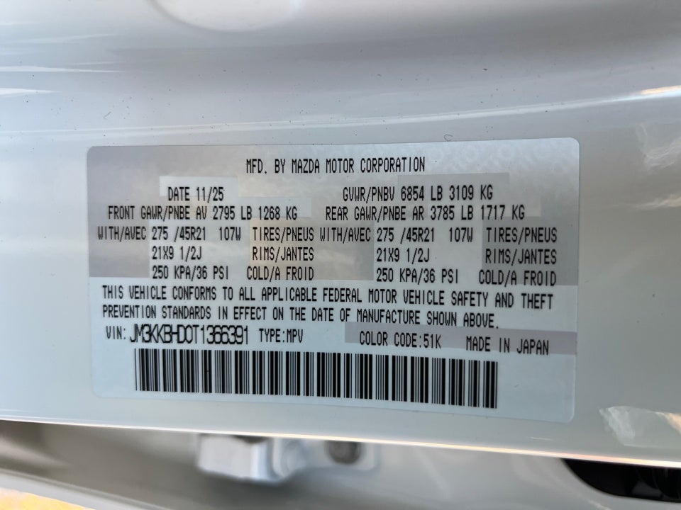 2026 Mazda Mazda CX-90 3.3 Turbo Preferred