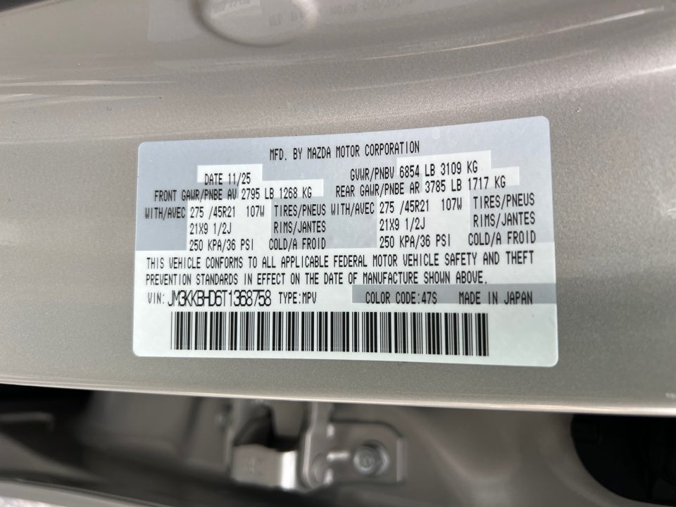 2026 Mazda Mazda CX-90 3.3 Turbo Preferred