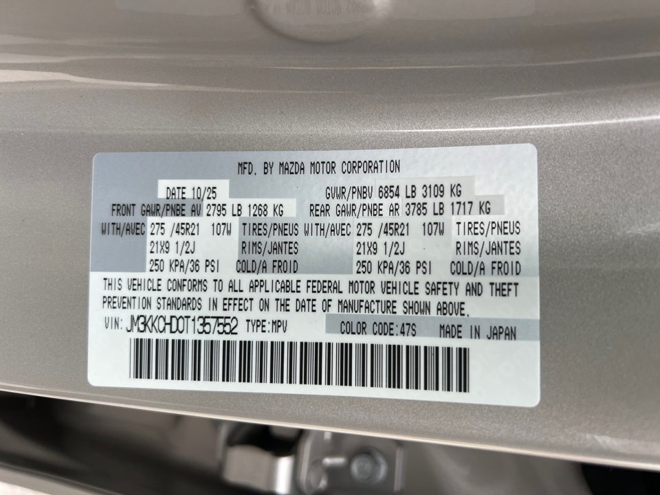 2026 Mazda Mazda CX-90 3.3 Turbo Premium Sport