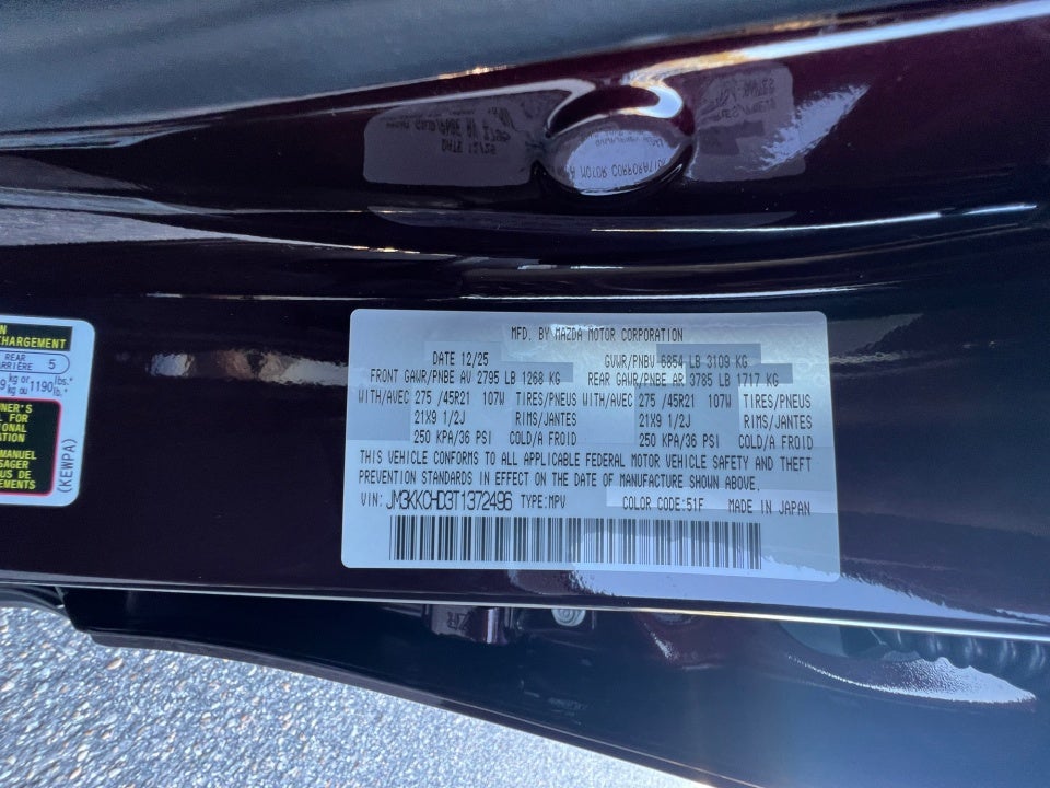 2026 Mazda Mazda CX-90 3.3 Turbo Premium Sport