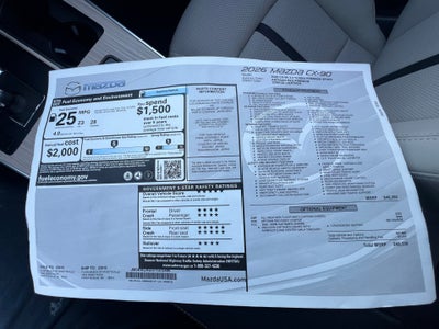 2026 Mazda Mazda CX-90 3.3 Turbo Premium Sport