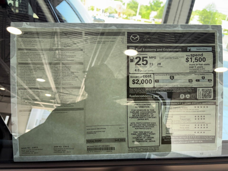 2026 Mazda Mazda CX-90 Premium Sport