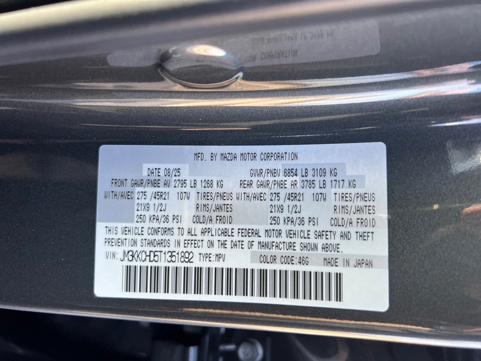 2026 Mazda Mazda CX-90 3.3 Turbo Premium Sport