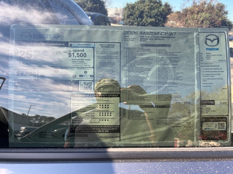 2026 Mazda Mazda CX-90 3.3 Turbo Premium Sport