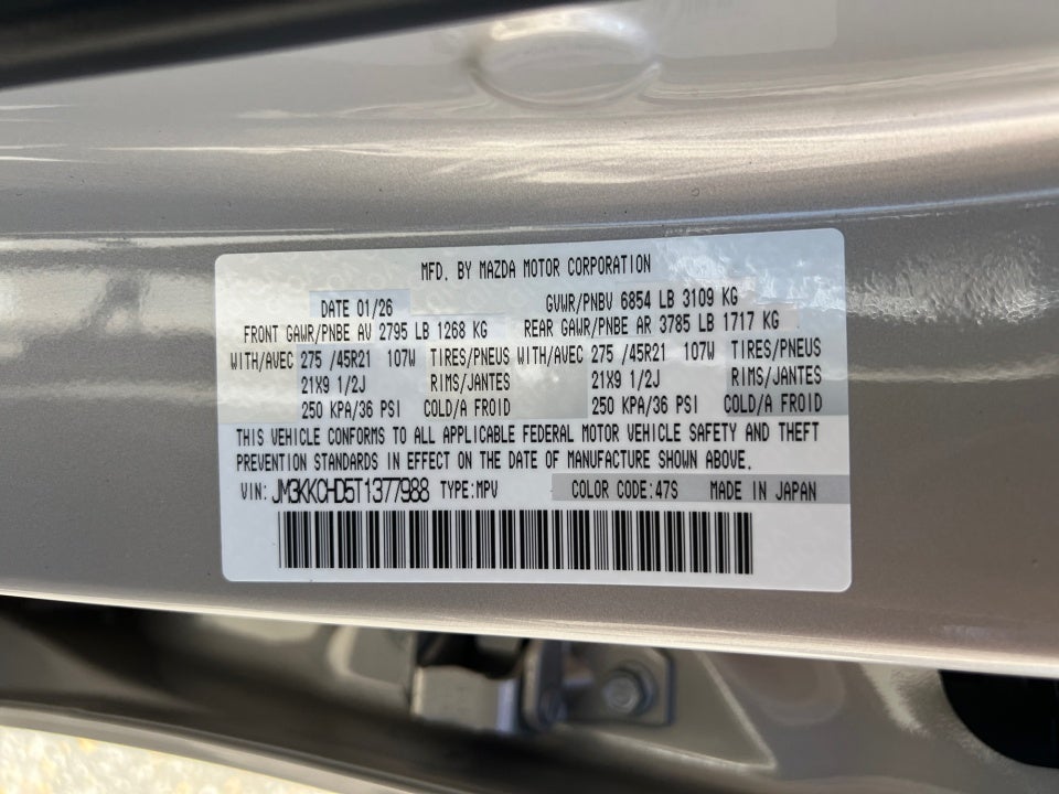 2026 Mazda Mazda CX-90 3.3 Turbo Premium Sport