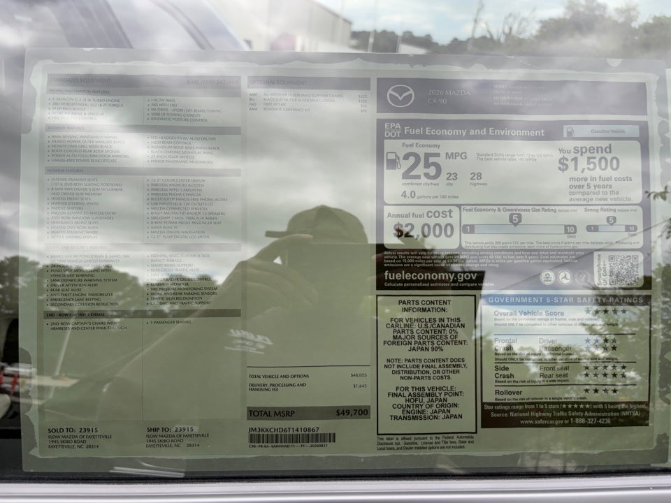 2026 Mazda Mazda CX-90 Premium Sport