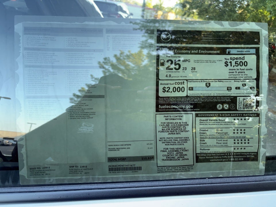 2026 Mazda Mazda CX-90 3.3 Turbo Premium Sport AWD