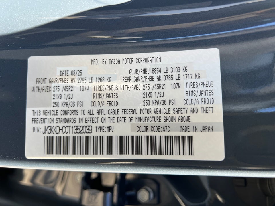 2026 Mazda Mazda CX-90 3.3 Turbo S Premium Sport