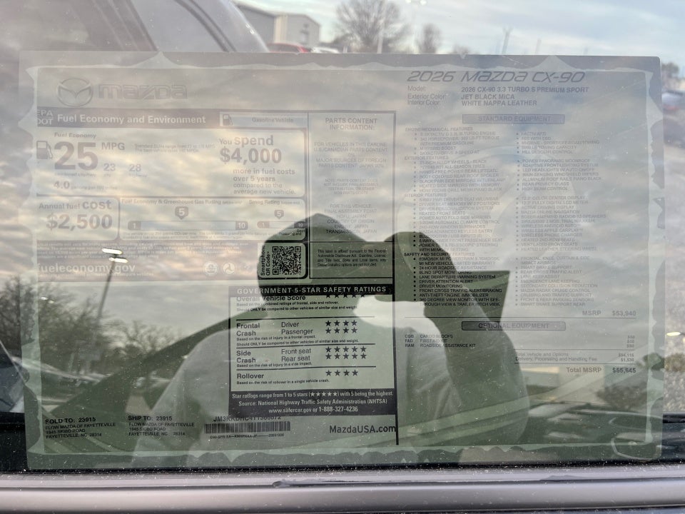 2026 Mazda Mazda CX-90 3.3 Turbo S Premium Sport