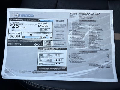 2026 Mazda Mazda CX-90 3.3 Turbo S Premium Plus