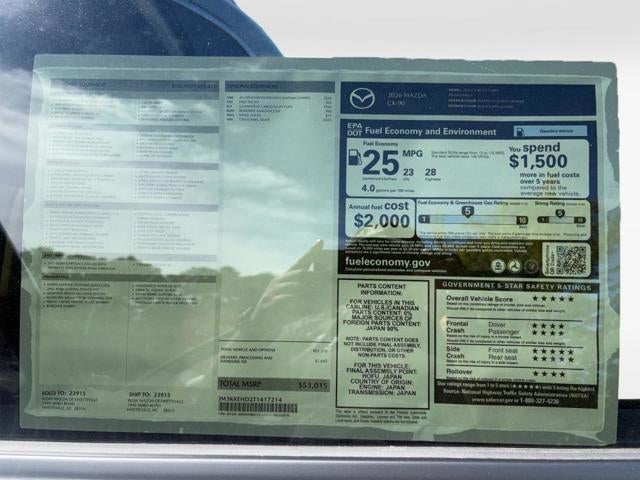 2026 Mazda Mazda CX-90 3.3 Turbo Premium Plus AWD