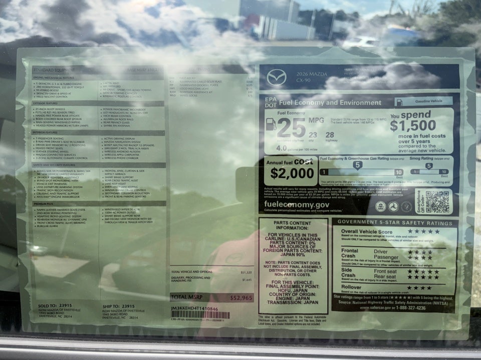 2026 Mazda Mazda CX-90 Premium Plus