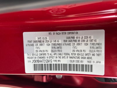 2026 Mazda Mazda CX-5 2.5 S Select
