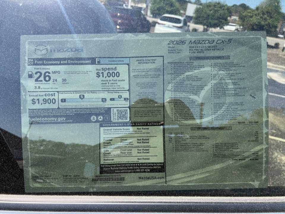 2026 Mazda Mazda CX-5 2.5 S Select