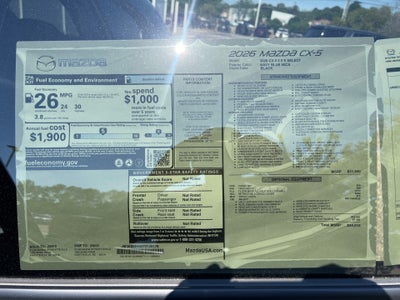 2026 Mazda Mazda CX-5 2.5 S Select