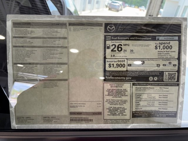 2026 Mazda Mazda CX-5 2.5 S Select AWD