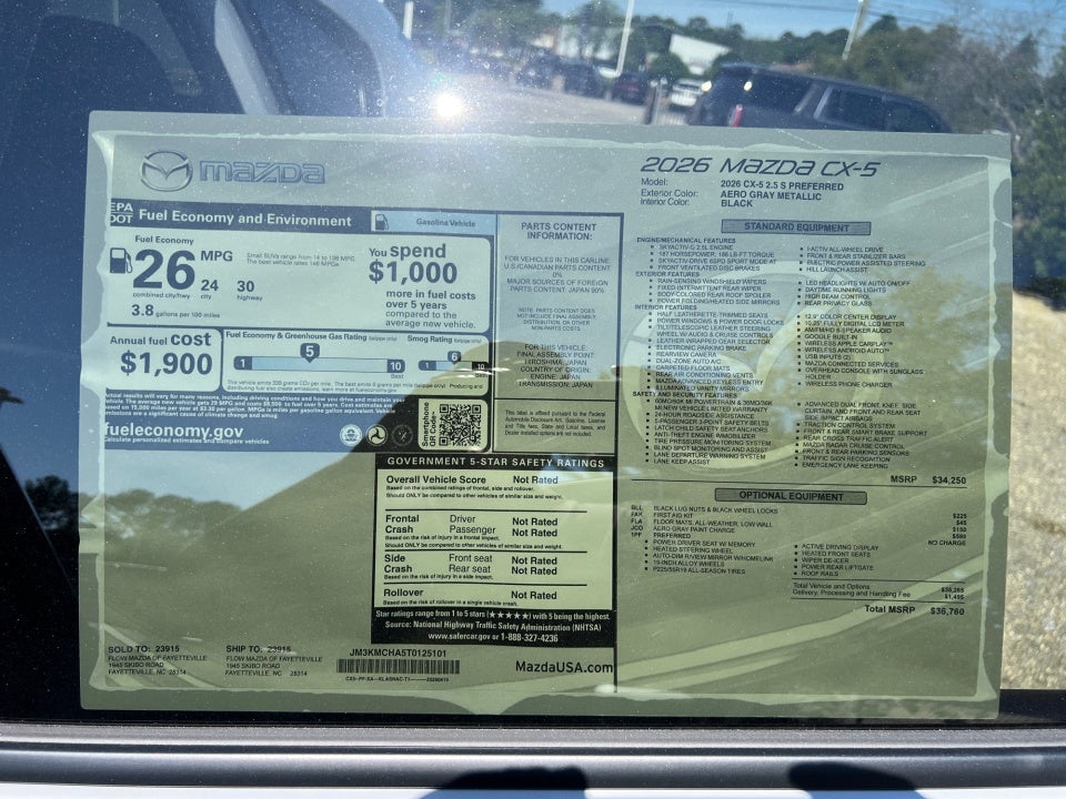 2026 Mazda Mazda CX-5 2.5 S Preferred