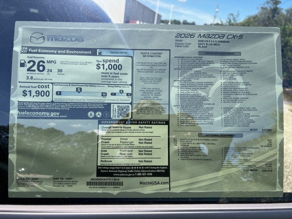 2026 Mazda Mazda CX-5 2.5 S Premium