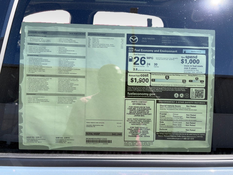 2026 Mazda Mazda CX-5 2.5 S Premium Plus AWD