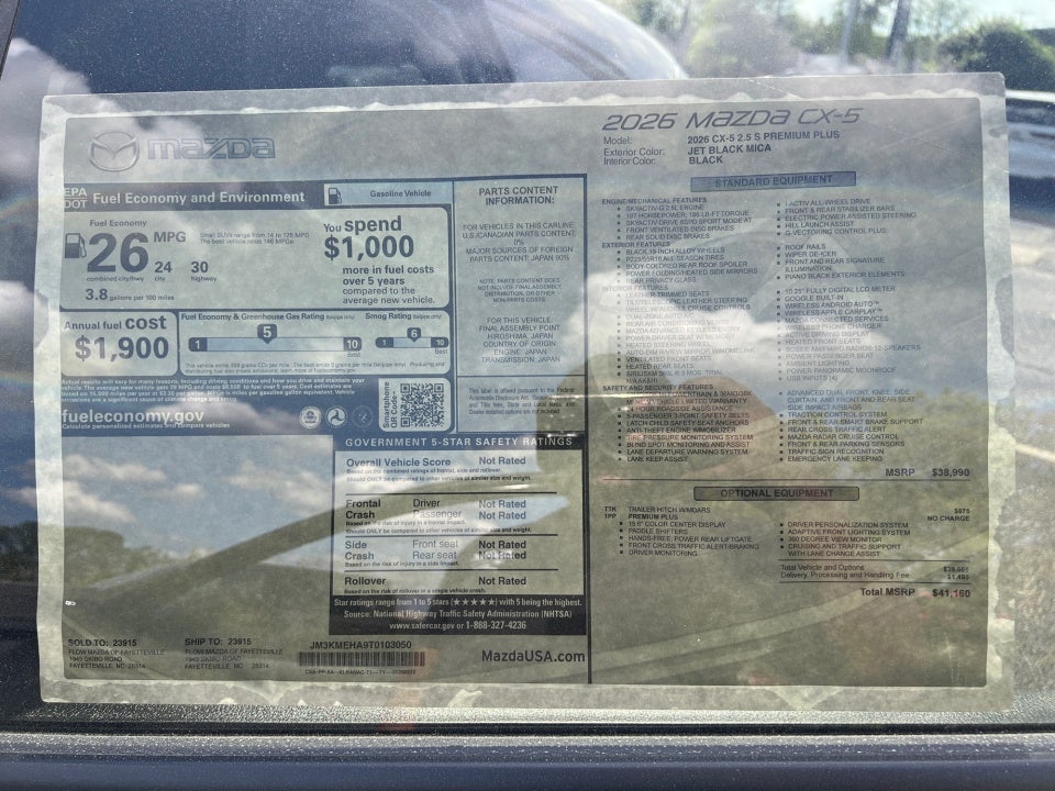 2026 Mazda Mazda CX-5 2.5 S Premium Plus