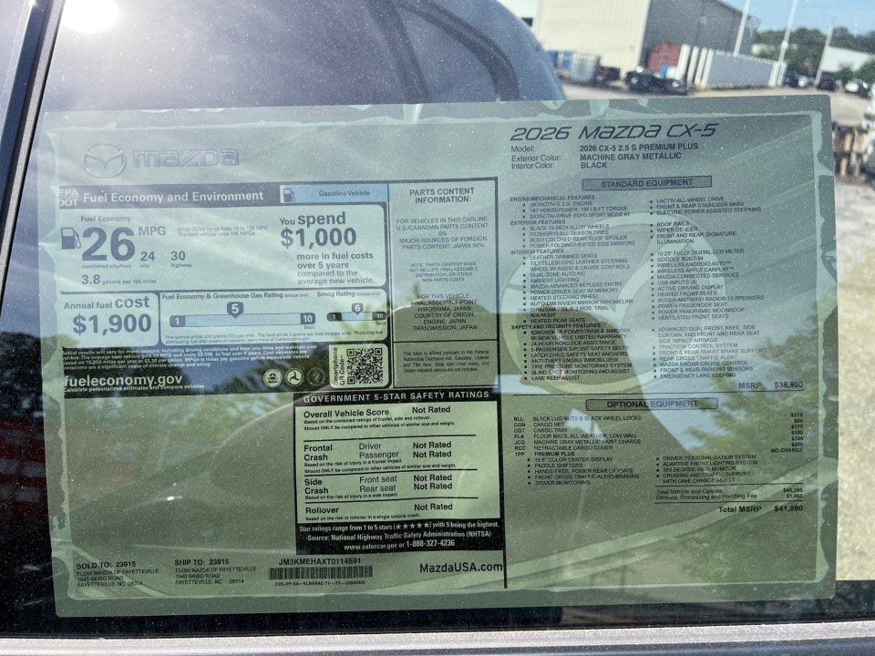 2026 Mazda Mazda CX-5 2.5 S Premium Plus