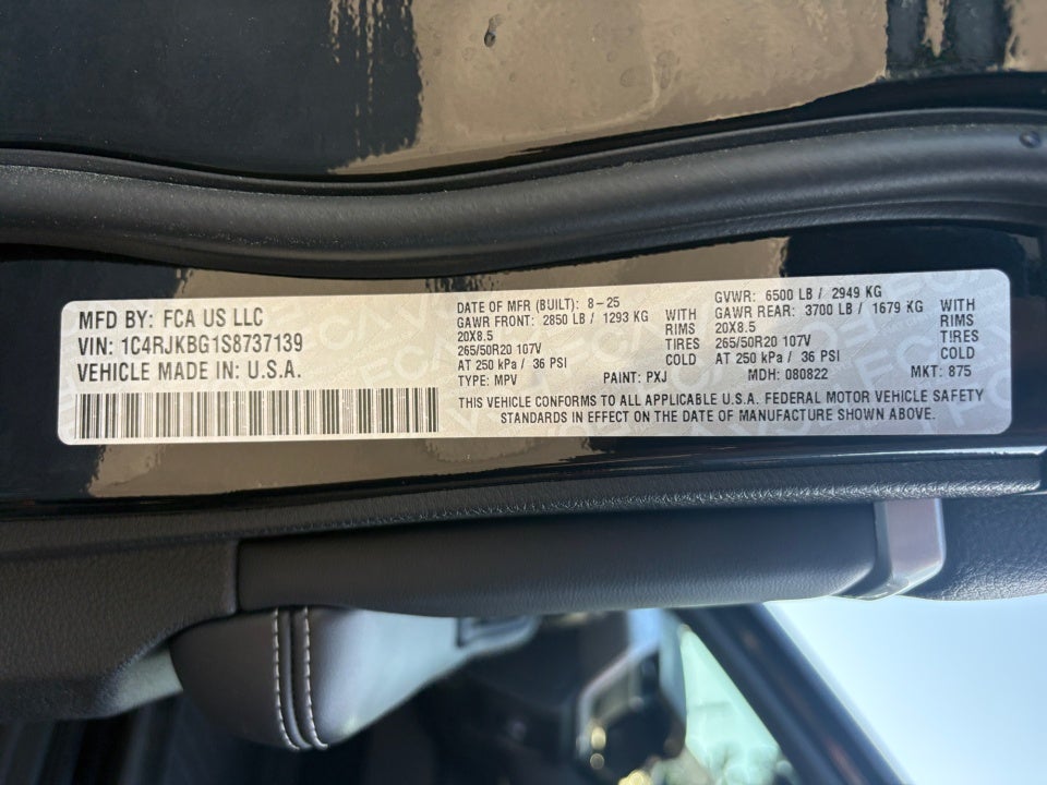 2025 Jeep Grand Cherokee L Limited 4x4
