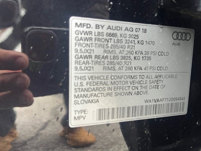 2018 Audi Q7 3.0T Premium