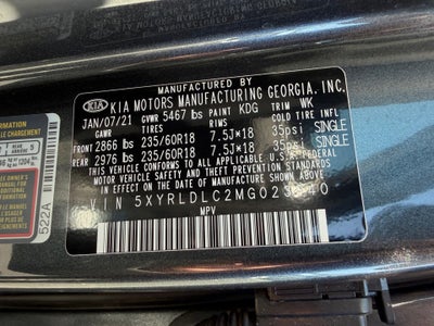 2021 Kia Sorento S