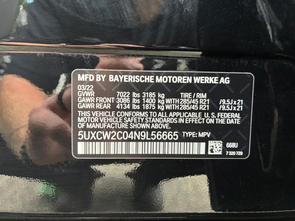 2022 BMW X7 xDrive40i