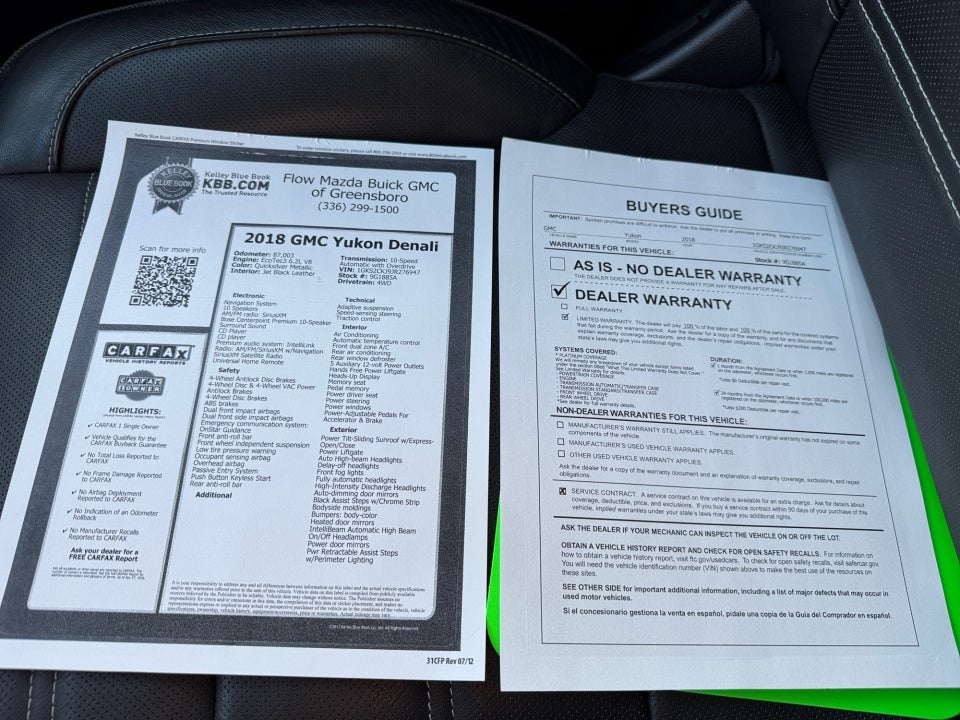 2018 GMC Yukon Denali