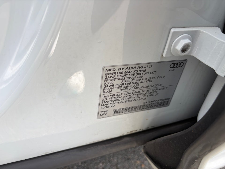 2019 Audi Q7 Premium Plus